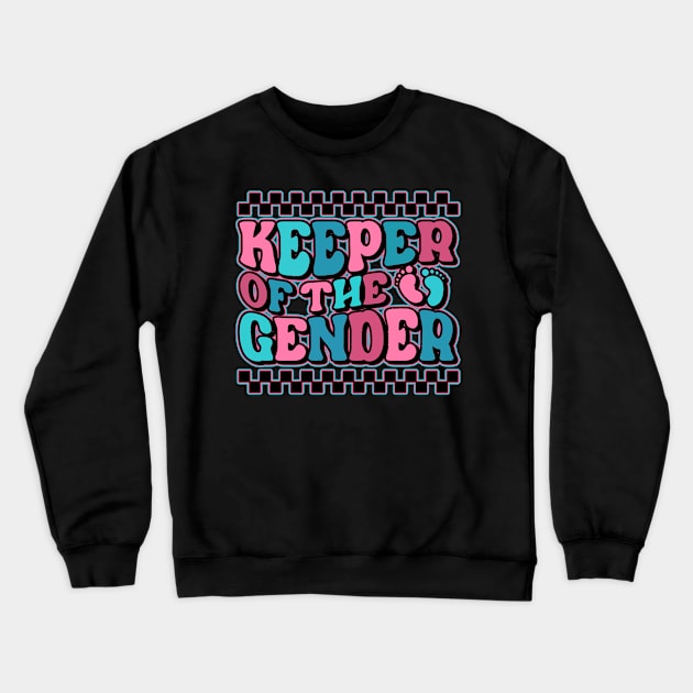 Gender Reveal Keeper of the Gender Gender Reveal Crewneck Sweatshirt by masterpiecesai